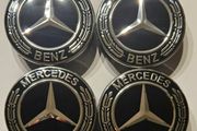 Mercedes 75mm Wheel Center Caps / 4 Caps 15 euro fits A B C D E S SLK ML G Class