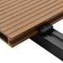 WPC Hollow Decking Boards with Accessories 30 m(sqr) 2.2 m Teak Image 5