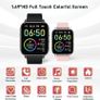 Smart Watch, Fitness Tracker 1.69" Touch Screen Fitness Watch with Heart Rate Sleep Monitor, Step Counter for Men Women Activity Trackers IP68 Waterproof Smartwatch Sports for iOS Android Image 2