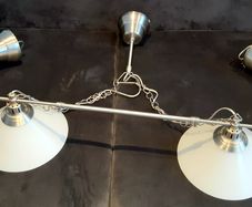 Set of four ceiling lights (Ikea Kroby)