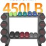 Compact Dumbbell Rack, Stabel Weight Rack for Holding 20 pieces Dumbbells Home Gym Storage, Multi-layer Weights Stand Holder (Rack Only) Image 3