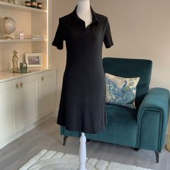Ladies Black Ribbed Dress from Primark Ladies Black Ribbed Dress from Primark   Size UK 12 / EU 40