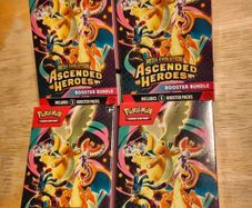 Pokemon Tcg Mega Evolution Ascended Heroes booster bundle X4