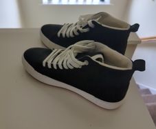 Black sneakers