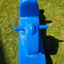 Blue rocking horse Image 3