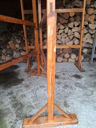 Pitch Pine clothes stands