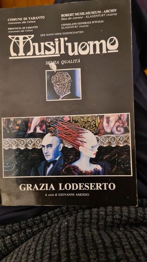 Musil'uomo By Senza Qualita. Grazia Lodeserto. Large Paperback With Beautiful Illustrated Art Pictures. See Photos. 32.