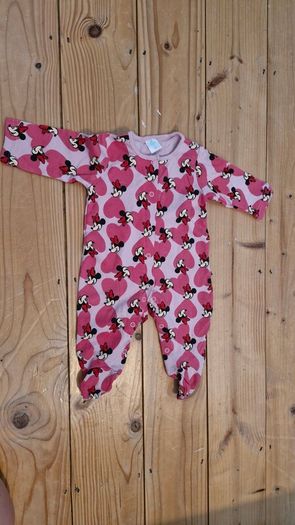 Minnie mouse vest and babygrow, never worn