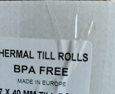 taxi printer rolls