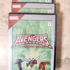 Set of 3 DVDs Classic Marvel - The Avengers: United They Stand 1999 Episodes 1-9 NEW