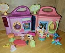 Littlest Pet Shop Doggie Diner and Purrfection Salon