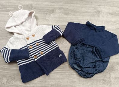Baby Jacket+bloomer set 6-12M