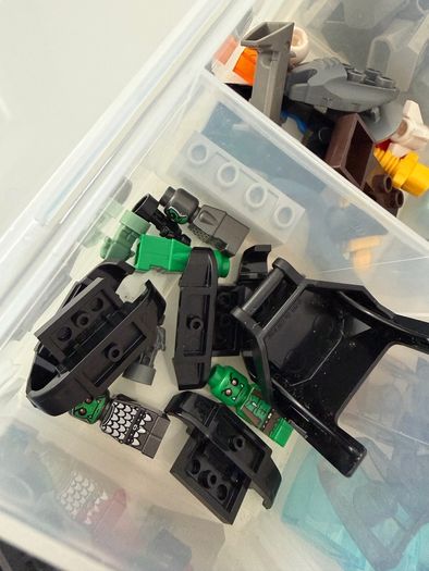 lego parts airplane engine light bricks etc