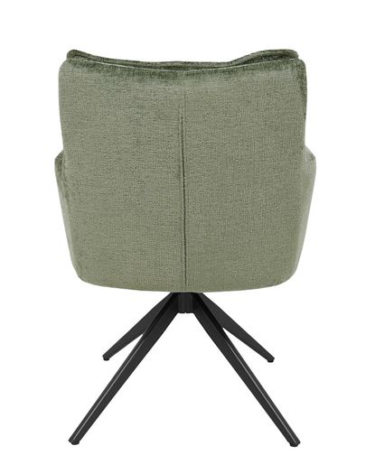 Cremona Swivel Armchair Light Grey Chenille 360
