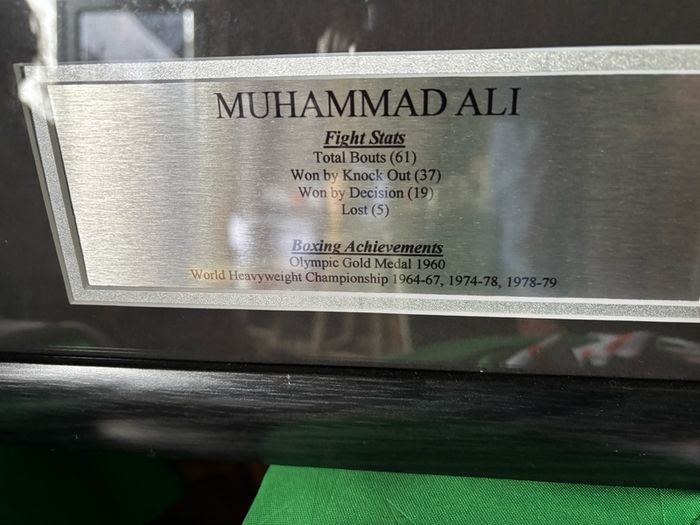 Muhammad Ali framed