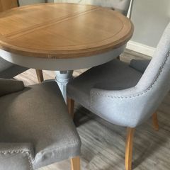 Dining table & chairs & stools