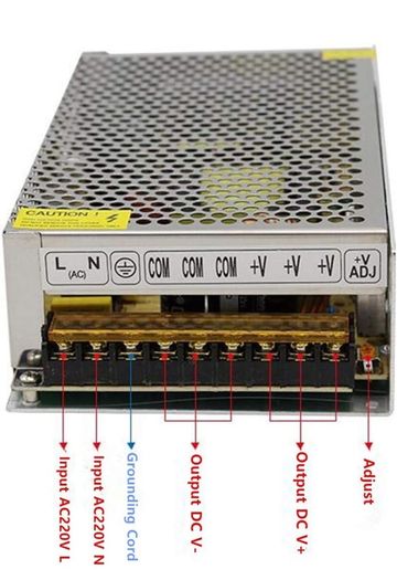 12V 20A Power Supply,Universal Regulated Switching Power Adaptor Transformer for LED Strip Light,Video Surveillance,Probe Signal Lamp, 240W Max