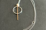 silver necklace