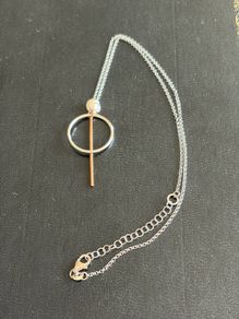 silver necklace