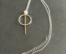 silver necklace