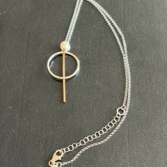 silver necklace
