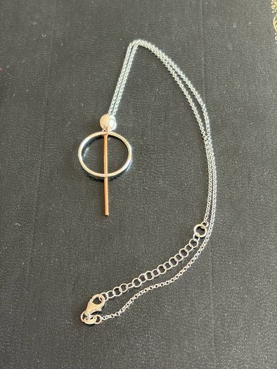 silver necklace