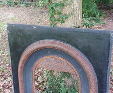 Cast Iron Fireplace Surround.