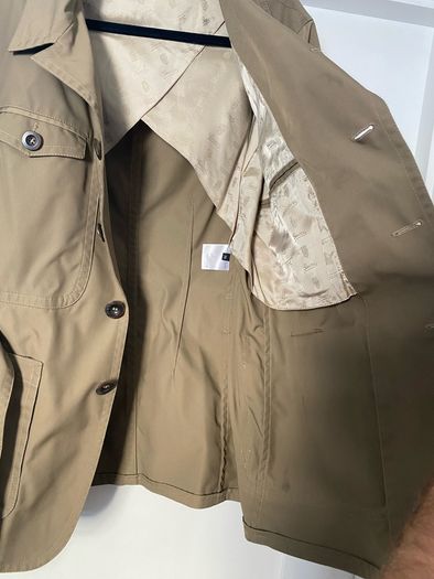 Vintage GUCCI Belted Safari Jacket Size 50 (L) - Authentic Mens