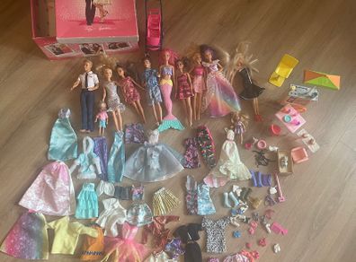 Barbie dolls and accessories