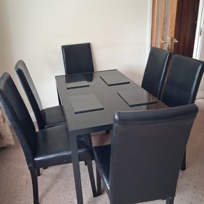 New table and chairs