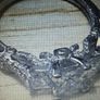 Vintage 3 Stone Fancy Engagement Ring Image 10