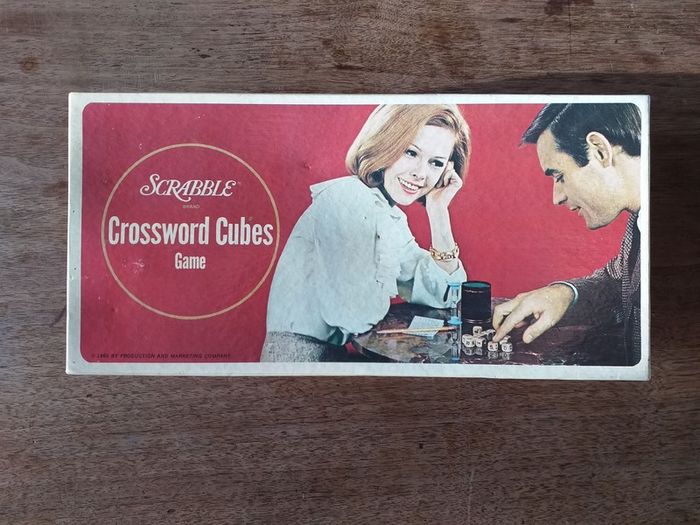 Scrabble - Crossword Cubes Game - 1968