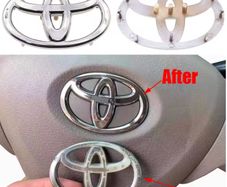 Toyota steering wheel emblem - FREE POST