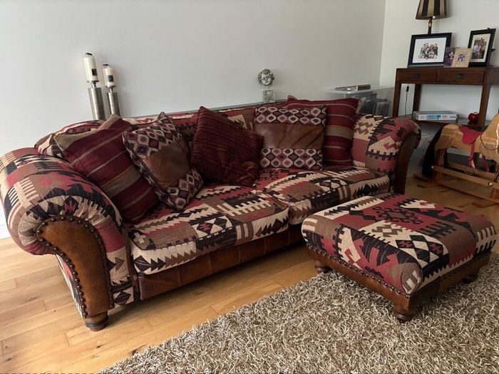 Two couches & Ottoman