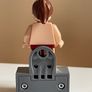 LEGO Princess Leia (Jabba's slave) Minifigure magnet Image 2