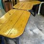 Outside table set - 2 tables. Solid wood Image 2