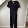 Sweaty Betty Explorer Short-Sleeve Jumpsuit - Black Size Small (UK 10 / EU 38) Image 4