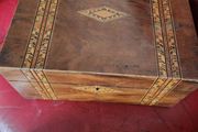 large inlayed box. 12 inches wide9 inches deep.