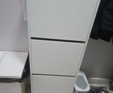 Hall and shoes cabinets plus hallmirror