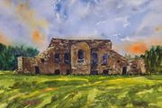 Montpellier hill (hellfire club) watercolour