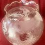 Vintage 50's/60's Set of 5 Opaque Glass Shades with Motif Design. Image 3