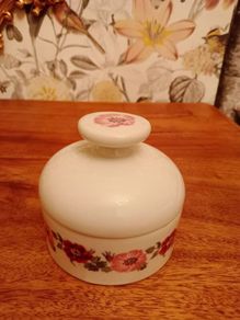 Vintage French Porcelain Trinket Box