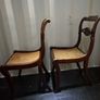 A Rare Pair of Regency Cut-Brass & Rosewood Side Chairs (c. 1820) - Celebrating 200 Years of Craftsmanship Image 6