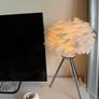 White feather lamp Image 3