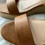Dorothy Perkins Brown Wedge Sandals Size 5 Image 3
