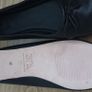 New Zara leather girl's flat shoes size 35 Image 2