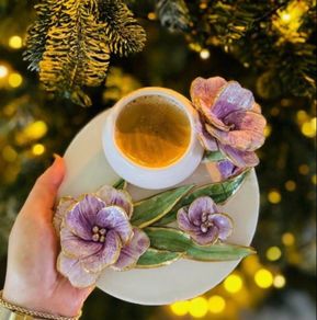 handmade coffee set
