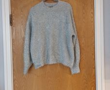 F&F Silver Grey Grey Teddy BearJumper. S. S 12.