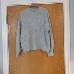 F&F Silver Grey Grey Teddy BearJumper. S. S 12.