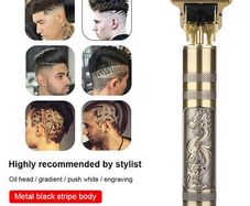 Hair Clipper Three Speed Regulation Smooth Head Electric Push Oil Head Electric Push Hair Salon Shaver Hair Clipper